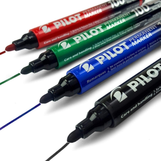 صورة أقلام علامة مدبب بايلوت PILOT  PERMANENT MARKER SCA-100