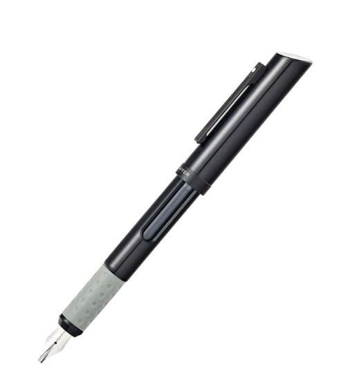 صورة قلم خط 1 ملي مع 2 غيار(شفر) اطار اسودSheaffer 1.0MM-93400  