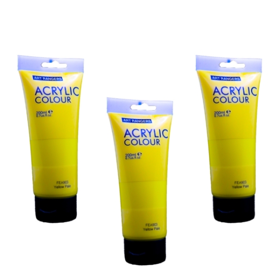 صورة الوان اكريليك 200 مل اصفر FEA200-903 Magi-Wap