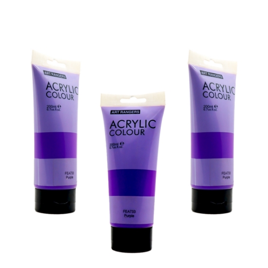 صورة الوان اكريليك 200 مل بنفسجي FEA200-733Magi-Wap