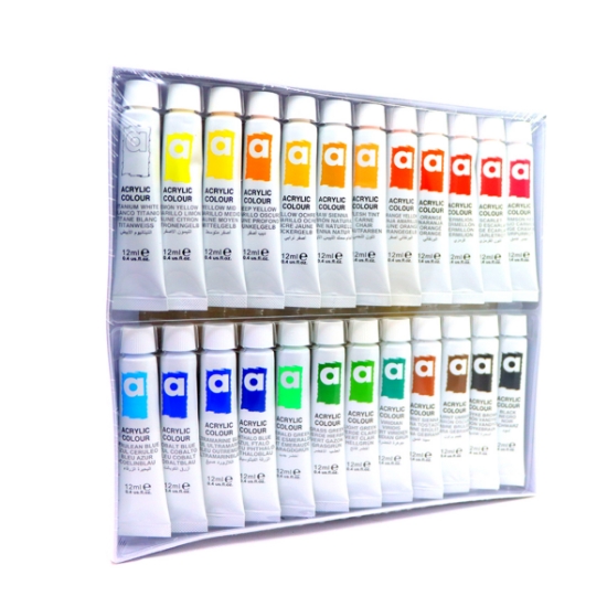 صورة طقم 24 لون اكريليك × 12 مل EA2412C-4  Magi-Wap