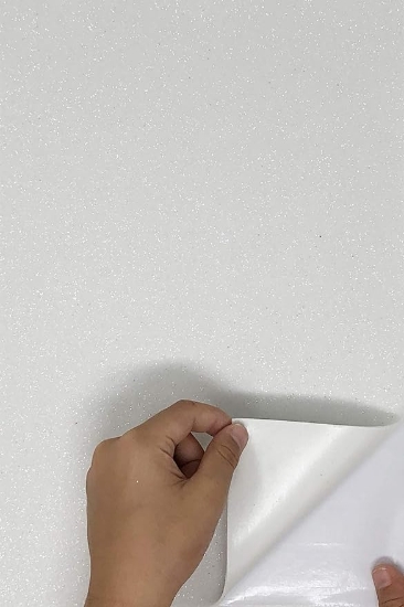 صورة ورق فوم اسفنجي لاصق لماع 2 ملم ابيض A4 الذكي