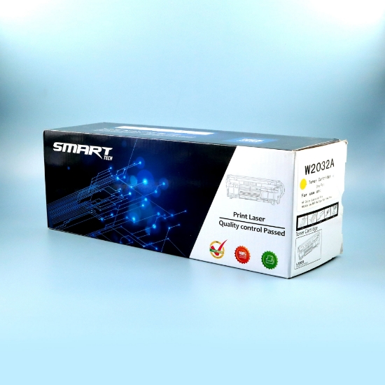 صورة خرطوشة حبر( SMART TECH) YELLOW HP W2032A /415A (With Chip)  سمارت تك بديل لطابعة HP ليزر  أصفر (مع شريحة )   Laser Toner Cartridge 