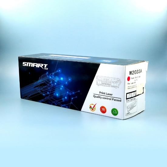 صورة W2030A /415A خرطوشة حبر  سمارت تك بديل لطابعة HP ليزر  أحمر (بدون شريحة )   Laser Toner Cartridge( SMART TECH) MAGENTA HP  (NO Chip) 