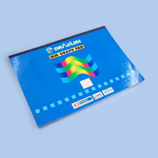 صورة دفاتر رسم بياني 50 ورقة A3 سينار لاين PD04039