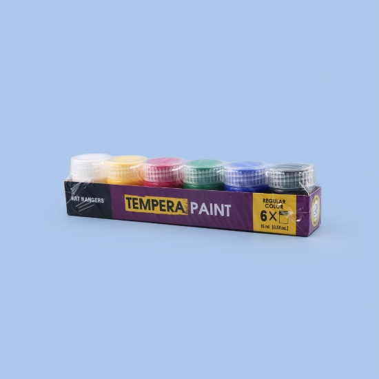 صورة طقم 6 الوان مائي تيمبرا × 15مل PT21.06015A Magi-Wap