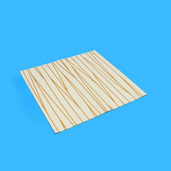 صورة بلاط اسفنجي 5ملي لاصق69×69 بيج مخطط اسهم PD-AG03