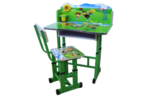 Picture of طاولة اطفال مع الكرسي صور PLay Football لون اخضر A-510