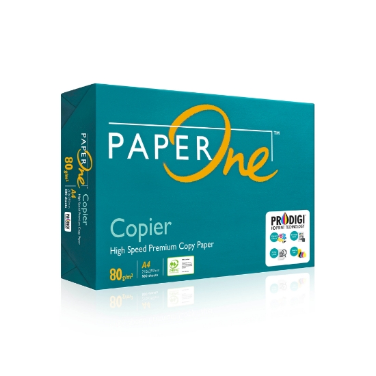 صورة  ورق تصوير ابيض بيبر وان كوبير 80 جرام  photo copy paper  one copier 