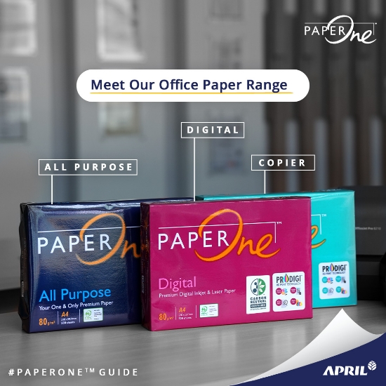 صورة ورق تصوير ابيض 80جرام بيبر وان paper One DIGITAL 80 GSM A4 white copy paper