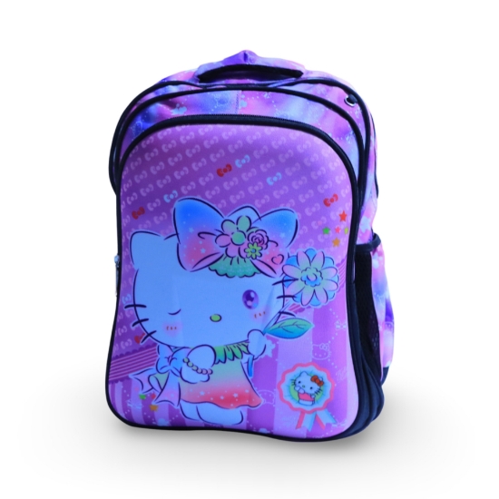 صورة شنطات مدرسي ظهر 16.5هنش بناتي  شكل قطة وبطة L2316-9