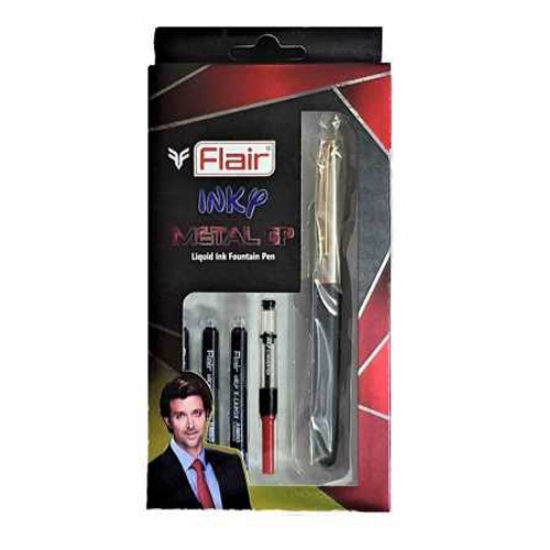 صورة طقم قلم حبر فلاير FLAIR Inky Metal GP 