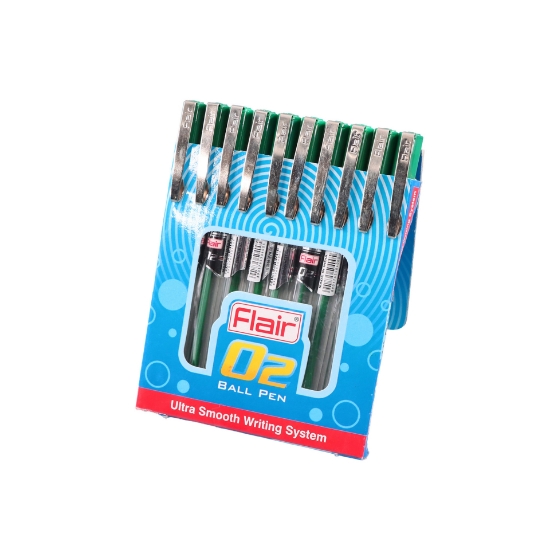 صورة اقلام جاف فلاير اخضر pall pen o2