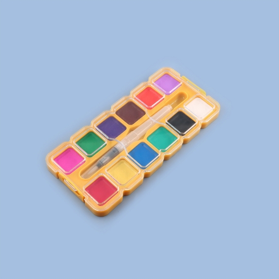 صورة طقم 12 لون مائي اقراص مع الفرشاة_ARTMATE_A2FB12S-3