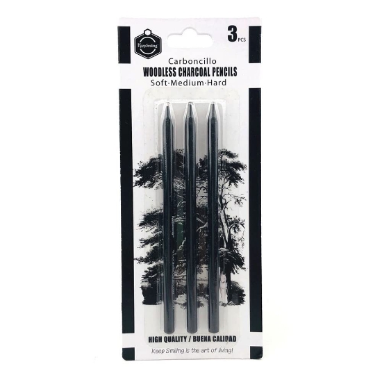 صورة طقم 3 اقلام فحم اسود MK17-102-TB-101190