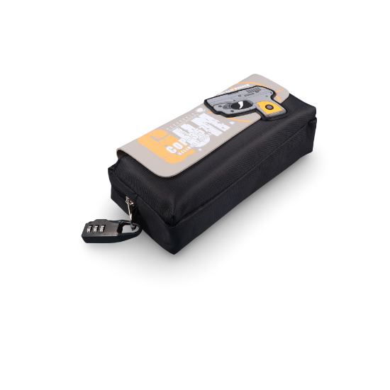 صورة مقالم قماش ولادي اسلحة نارية بارز مع قفل سري في باكت AAC024-7-11-NO-5501