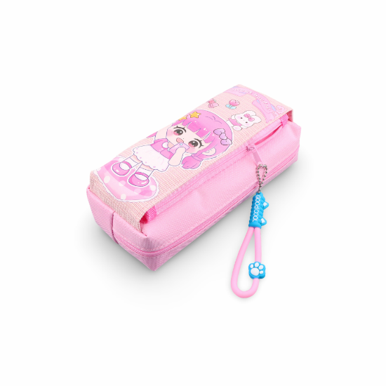 صورة مقالم قماش بناتي جيبين مع ميدالية مسكة البنت في باكت AAC024-7-3-NO-6840-Sweet