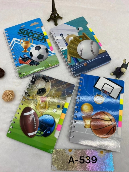 صورة دفاتر ابو جر اشكال كرات مع الفواصل EGXQ539-A5-1-4