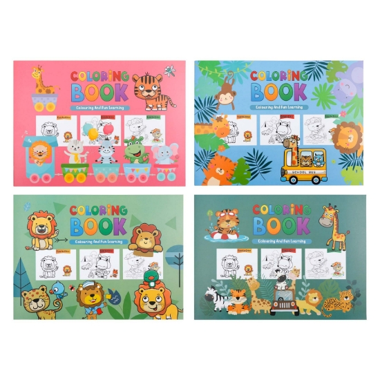 صورة دفاتر تلوين حيوانات الغابة صغير TS12388-A5-1-4