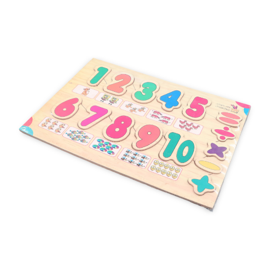 صورة وسائل تعليمية خشب صور اشكال وحروف وارقام عربي وانجليزي