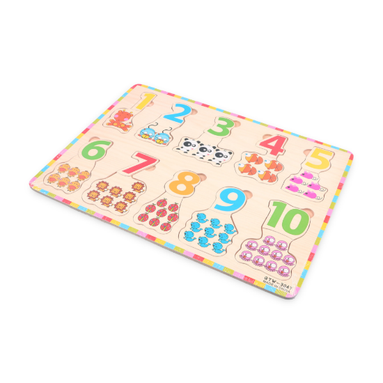 صورة وسائل تعليمية ارقام انجليزي مع الصور  خشب   AAG022-1-32-GTW-3047