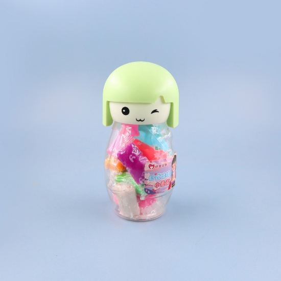 صورة صلصال 12لون مع القوالب شكل بنت  AAC024-7-69-108