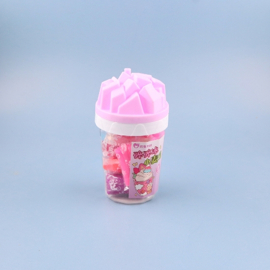 صورة  صلصال 8لون مع القوالب شكل كوخ  AAC024-7-72-132