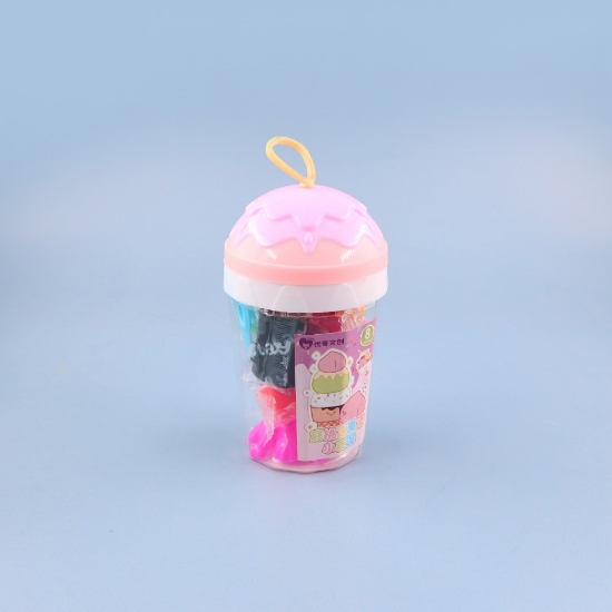 صورة  صلصال 8لون مع القوالب شكل برجر  AAC024-7-65-131