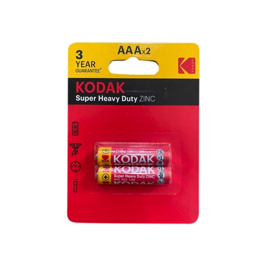 صورة طقم بطاريات ريموت كوداك احمر  KODAK- SUPER-R03-AAA-2-CAT30416789 الطقم =2ح