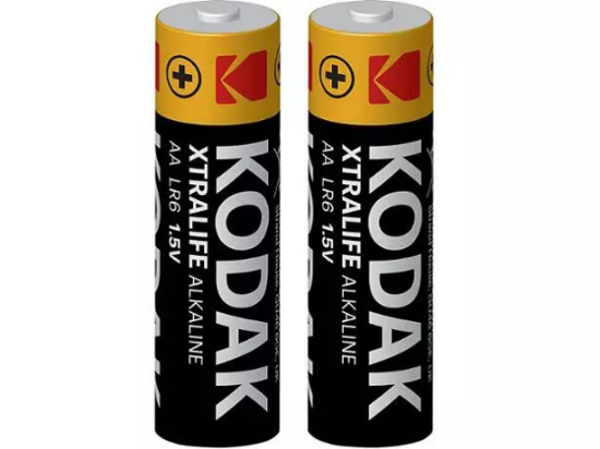 صورة طقم بطاريات اصبع كوداك اسود KODAK  XTRALIFE LR6-AA-2-CAT30413382 الطقم =2ح