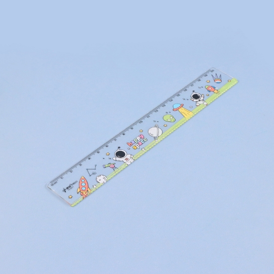 صورة مساطر زجاجي 20سم مدرج AAC024-7-121-TY-2071