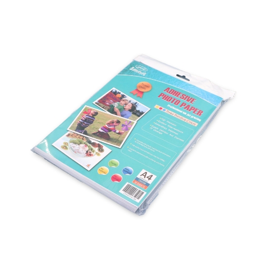 صورة ورق طابعات جلوسي لاصق 135جرام 50ورقة الذكي A4