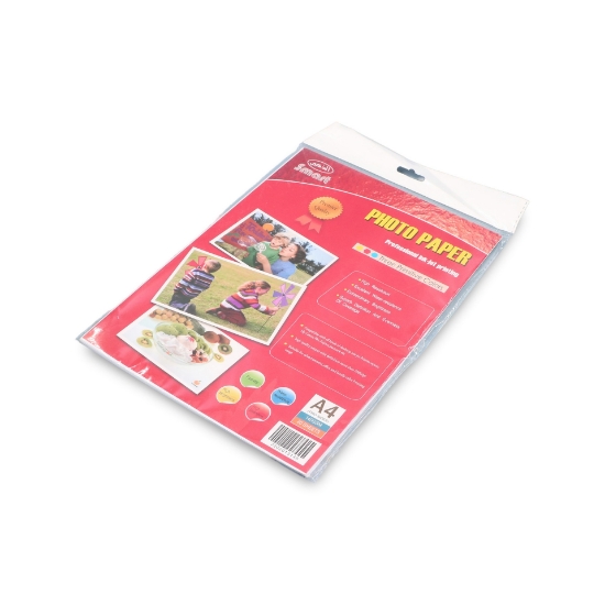 صورة ورق طابعات جلوسي جهتين 140جرام 20ورقة A4 الذكي