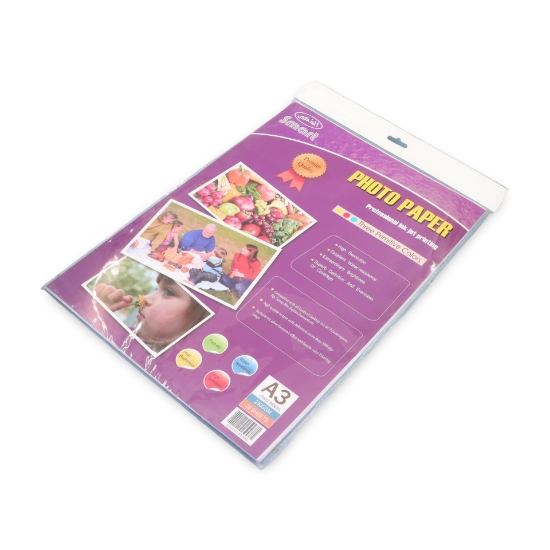 صورة ورق طابعات جلوسي جهتين 230 جرام 20ورقة A3 الذكي