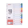 صورة فواصل ملفات بلاستيك ملون من 1-10-US-010