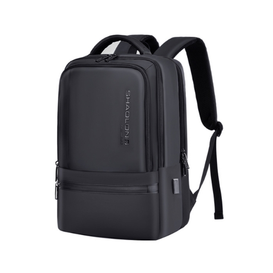 صورة شنطات ظهر لاب توب مع USB اسود+كحلي SL1044B