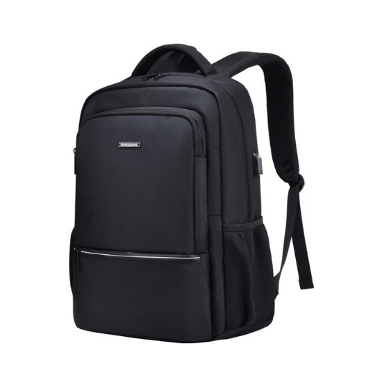 صورة شنطات ظهر لاب توب مع منفذ USB اسود +رمادي EF41