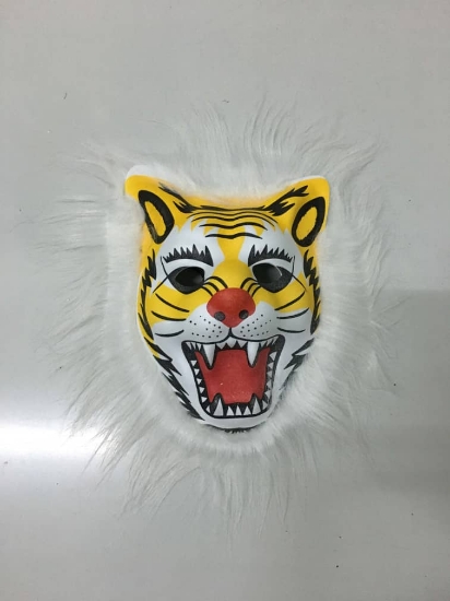 صورة قناع وجه شعر اشكال حيوانات 