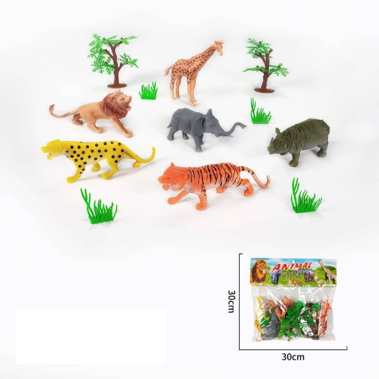 Picture of مجسم 6 حيوانات الغابة  NO.835H