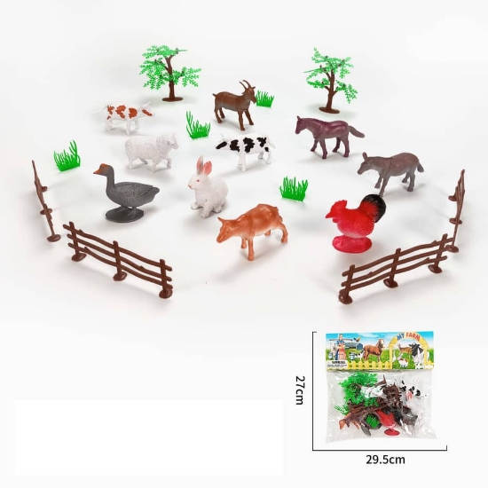 صورة مجسم 10 حيوانات المزرعة  NO.830H