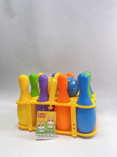 صورة طقم بولنق ملون 10+2 سلة JZ7873