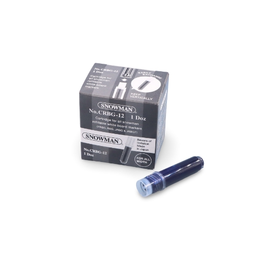 صورة غيار اقلام سبورة أزرق  سنومان SNOWMAN  CRBG-12 (حبة)