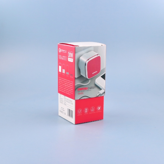 صورة شاحن فتحتين مع توصيلة تلفون تايب سي A2405Q TYPE-C SMART