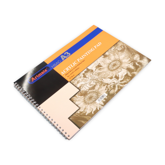 صورة كراسات رسم ابوجر إكريليك 400جرام 12ورقةARTMATE-HSAC-A3