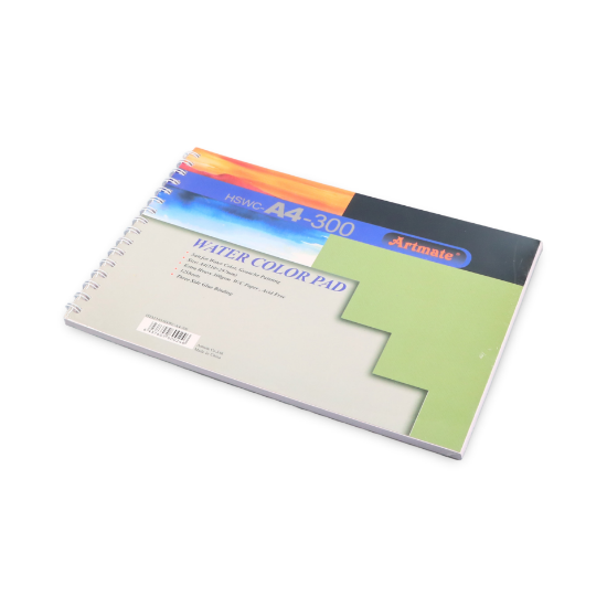 صورة كراسات رسم ابوجر مائي 300جرام 12ورقة ARTMATE-HSWC-A3