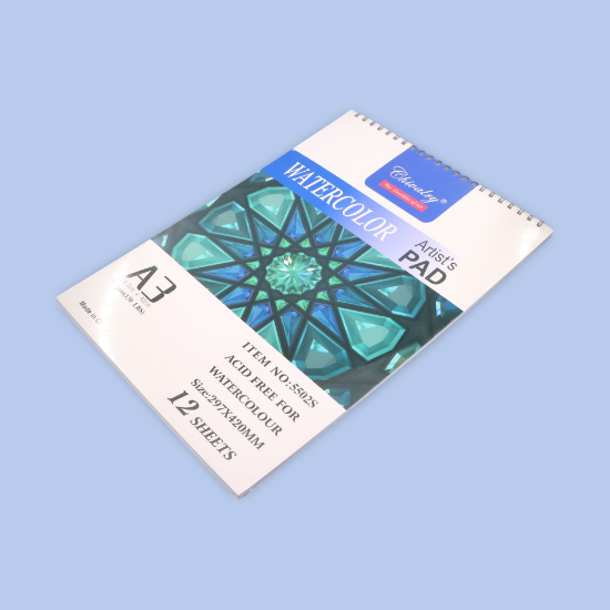 صورة كراسات رسم مائي 300جرام 12ورقة AAC023-9-401-5502S- A3