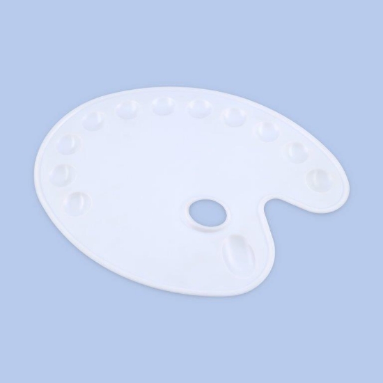 Picture of صحون تلوين ابيض كبير شكل بيضاوي ARTMATE_TSP-6