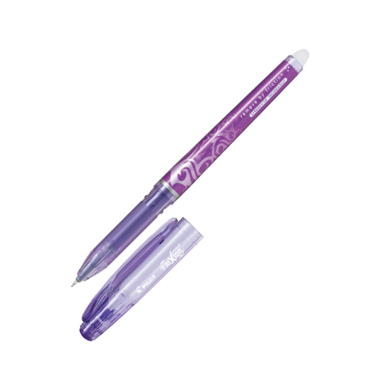 صورة اقلام سائل بايلوت بنفسجي مع الماسح FRIXION POINT BL-FRP5-V