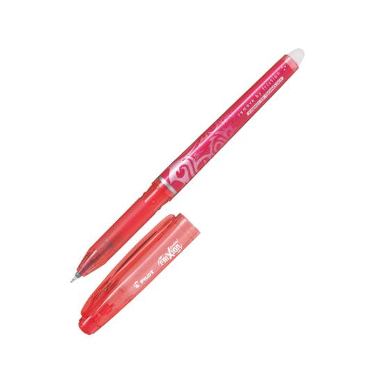صورة اقلام سائل بايلوت احمر مع الماسح FRIXION PONIT BL-FRP5-R