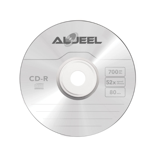 Picture of اقراص كمبيوتر  CD-R-52×700MBWS ALJEEL